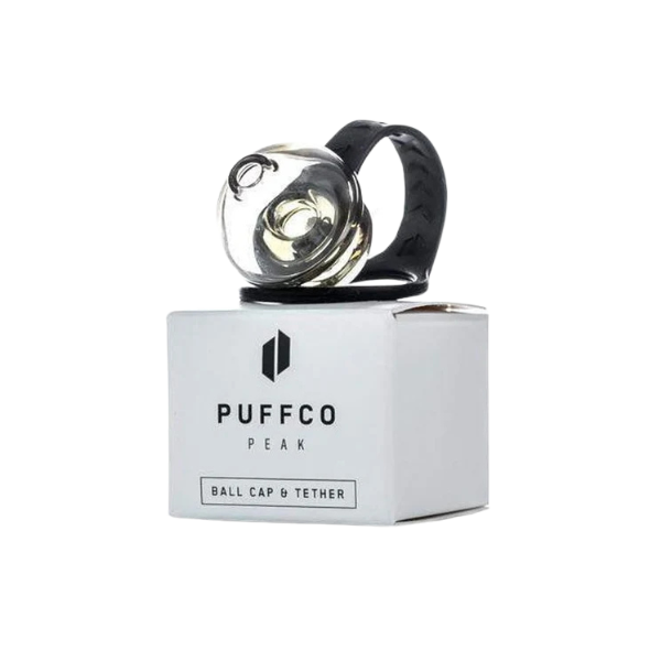 The Puffco Peak Ball Cap & Tether / Clear